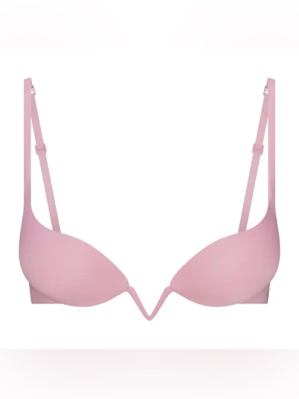 NWT Skims Ultimate Deep V Push-Up Bra in Cherry Blossom Size 42D